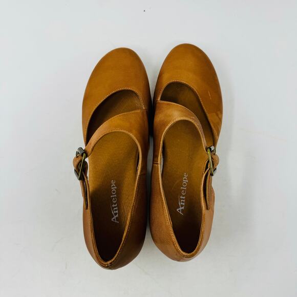 Antelope Tan Suede Wedge Sandals - Picture 10 of 15